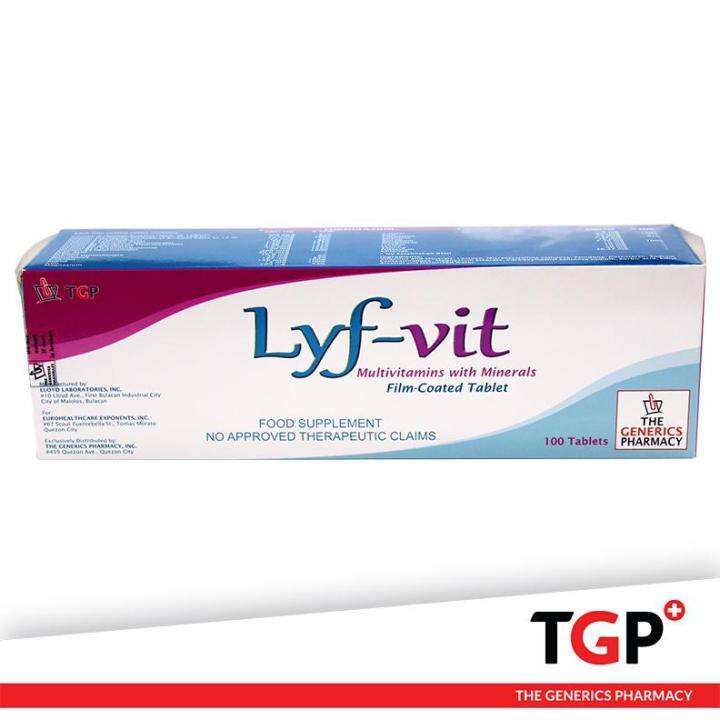 MultiVitamins & Minerals (LYFVIT) Lazada PH