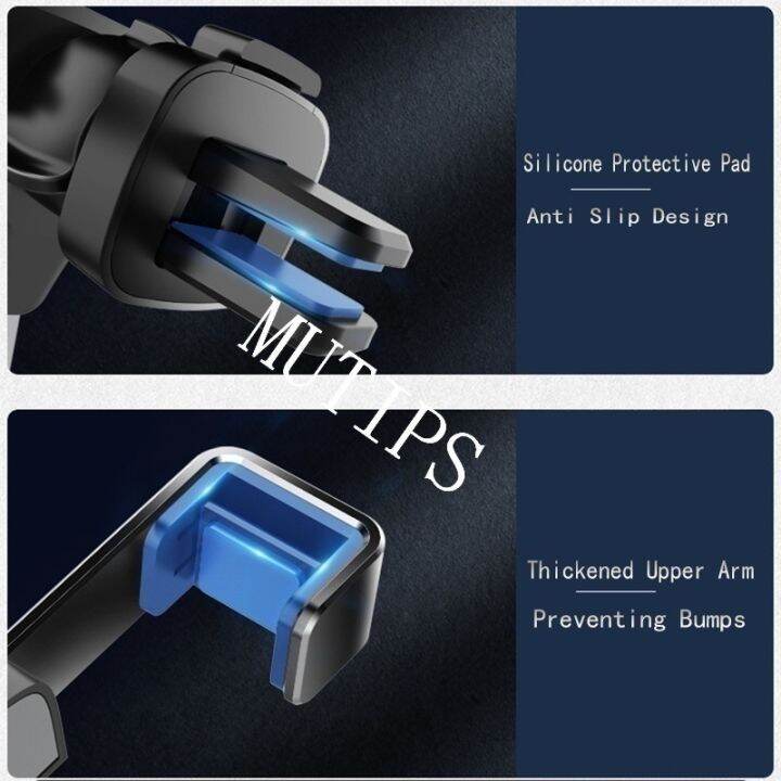 Subaru Car Phone Holder Mobile GPS Navigation 360° Rotary Grip Air Vent Outlet Bracket For