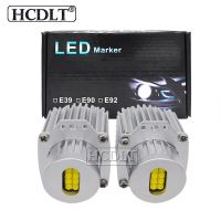 Hcdlt 2ชิ้น80W Angel Eyes Canbus ไฟหน้ารถมอเตอร์ไซค์แบบ Led ไฟสัญญาณ6000K อะไหล่หลอดไฟสีขาวสำหรับ Bmw E90 3ชุด325i 328i 330i