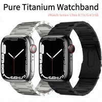 Premium Titanium Strap For Apple Watch Ultra 49mm 8 7 45mm 41mm Metal Stainless Steel Wristband iWatch 6 5 4 3 SE 44mm 40mm 42mm