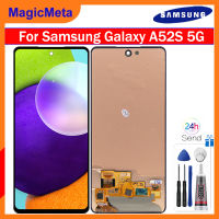 MagicMeta หน้าจอแสดงผล LCD TFT สำหรับ Samsung Galaxy A52S เครื่องอ่านพิกัดหน้าจอสัมผัส LCD 5G ประกอบสำหรับ Samsung Samsung Galaxy A52S 5G SM-A528B SM-A528B/DS จอแสดงผล SM-A528N LCD