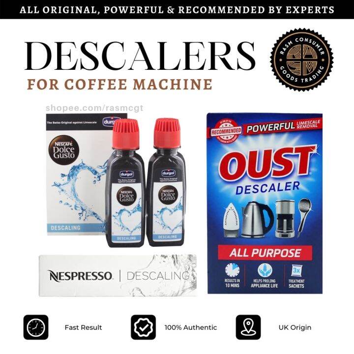 COFFE MACHINE DESCALER COLLECTION Dolce Gusto Nespresso Oust Lazada PH