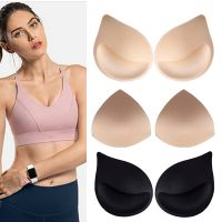 【CW】 4Pcs/2Pair Sponge Inserts Bikini Bra Pad for Swimsuit Breast Push Up Fill Brassiere Breast Patch Pad Women Intimates Accessories