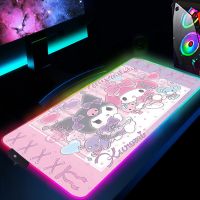 ✱❒✱ RGB Kuromies Mouse Pad Xxl Gaming Cute Large Desk Protector LED Gamer Accessories Backlight Mat Keyboard Mats Mousepad Mause Pc