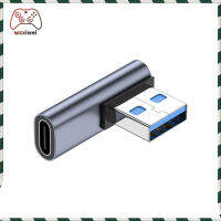 【คลังสินค้าพร้อม】อะแดปเตอร์ USB สายเคเบิลข้อมูลอะแดปเตอร์ส่วนต่อขยายตัวเชื่อมต่อข้อศอก/รูปตัวยูสำหรับโน้ตบุ๊กโทรศัพท์10Gbps การส่ง