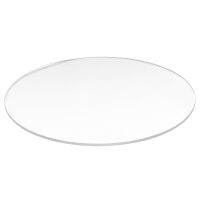 Transparent 3mm thick Mirror Acrylic round Disc Diameter