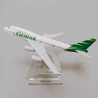 KK16cm โลหะผสมอากาศ Citilink B747สายการบินเครื่องบินรุ่น Citilink โบอิ้ง747สายการบินเครื่องบินรุ่น D Iecast เครื่องบิน W Holderq11