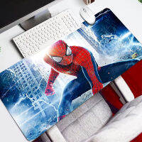 Spider Man Anime Cartoons Gaming Mousepads Mouse Pad Gamer Computer Mousepad Non-slip Backlit Mause Large Desk Keyboard Cool Mice Mat XXL