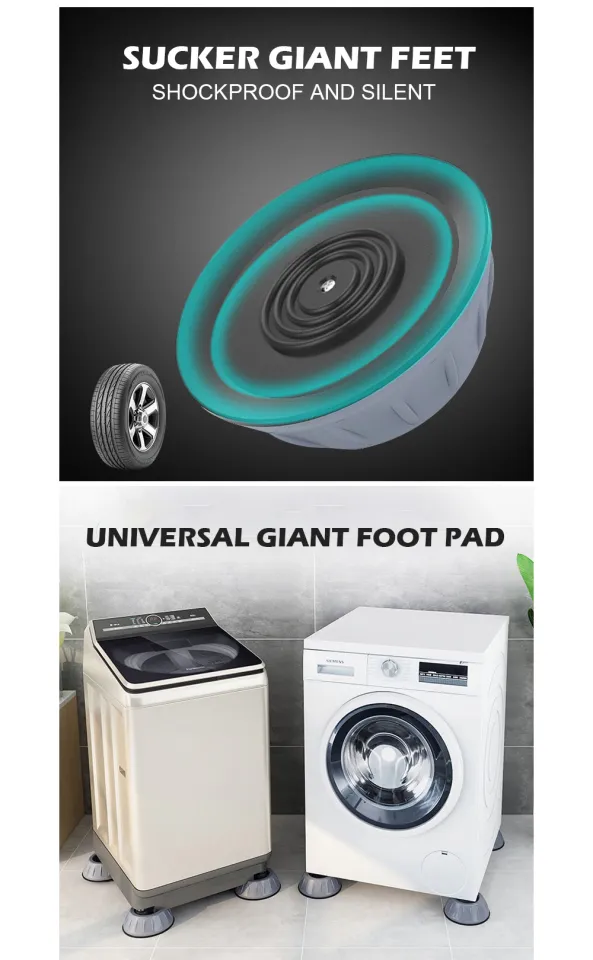 4pcs Universal Anti-Vibration Feet Pads Washing Machine Rubber Mats