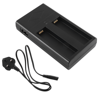 ”【；【-= 1 Set New USB Dc 5V For DJI Lingmo Gimbal Handheld Osmo HB-01 HB-02 2-Slot Battery Charger UK Plug