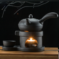 Warm Tea Maker Teapot Heating Base Ceramic Candle Tray Holding Furnace Warmer Wine Boiled Tea Heated Insulation Base Coffee