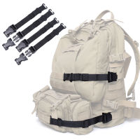 4pcs Outdoor Camping Tactical Backpack Chest Harness Strap MOLLE Straps Adjustable Dual Release Buckle D Ring Bags Strap