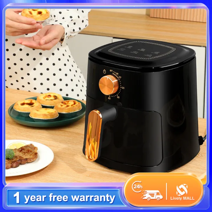 4L Air Fryer Oven Knob Frying Pan Multifunction Fully Automatic Oil