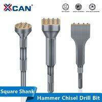 XCAN Square Shank Hammer Chisel Drill Bit for Stone Slab/Bridge/Wall/Cement Pavement Chisel Drilling Tools Drill Bit