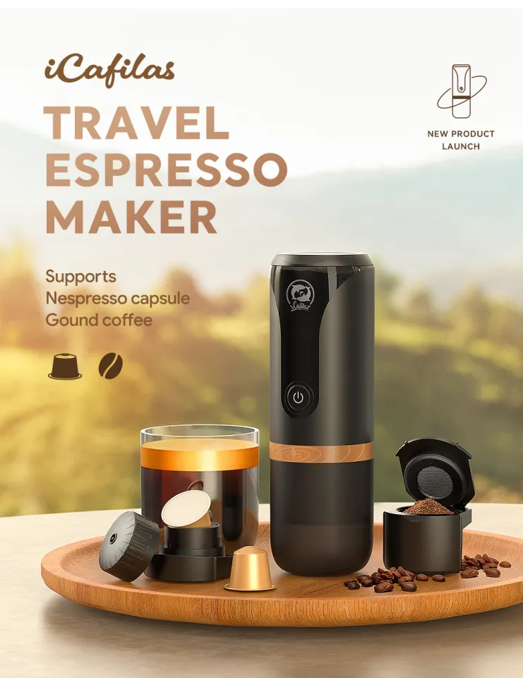 iCafilas MINI Q Coffee Maker Portable Americano Coffee Machine Compatible  with Coffee Powder & Tea Home Office Cafeteria - AliExpress