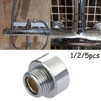 2PCS Shower Hose Head Adaptor 3/4 Female To 1/2 Male BSP Chrome Reducer Bathroom Shower Washing Machine Faucet Adapter