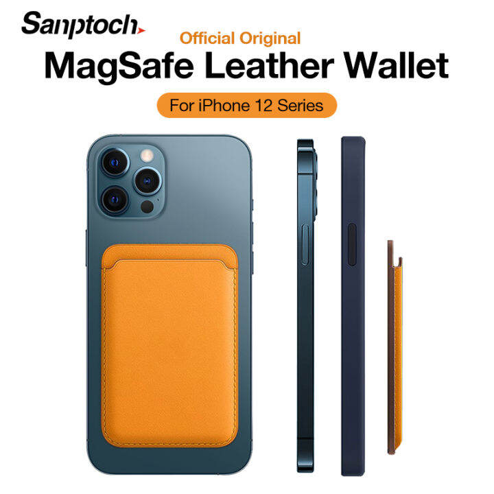Sanptoch Leather Wallet With MagSafe For iPhone 15 14 13 12 Pro Max