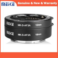 MEIKE หลอดขยาย MK-S-AF3A มาโครแหวนรองเลนส์กล้องถ่ายรูป10มม. 16มม. สำหรับมิเรอร์เลส E-Mount FE-Mount A7 NEX