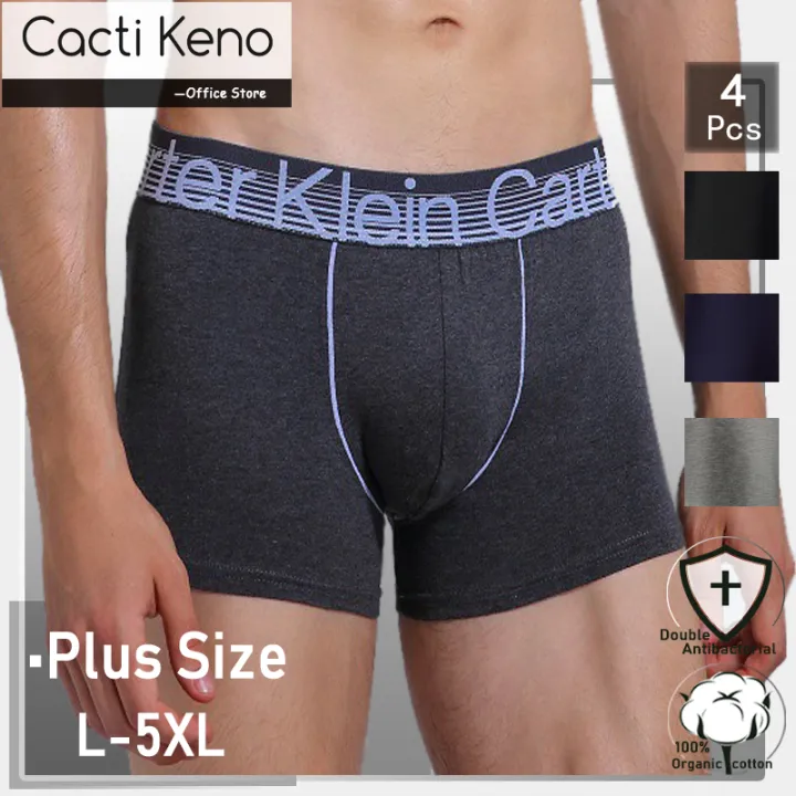 Cacti keno 4pcs men's boxers Briefs classic boxer shorts for men's plus