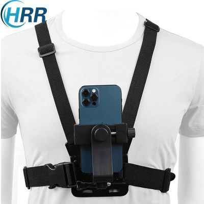 Mobile Phone Chest Mount Holder Cell Phone Clip Sport Camera Outdoor Fishing Cycling Video for Samsung iPhone Xiaomi GoPro Akaso