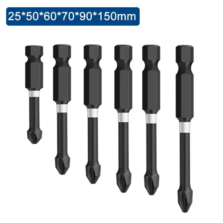 strong-magnetic-batch-head-cross-high-hardness-hand-drill-bit-screw-electric-screwdriver-set-25-50-60-70-90-150mm-impact-screw-nut-drivers