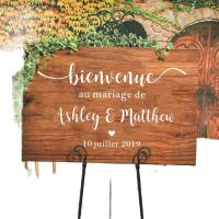 【LZ】✣ஐ  Decoração Vinyl Decalques bem-vindo Adesivos Adesivos personalizados Casamento Suprimentos Adesivo personalizado Etiquetas de comunhão personalizadas