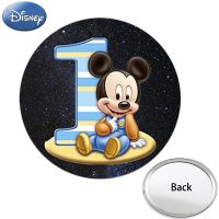 Disney number 1 Mickey Mouse Pocket Mirror Minnie Compact Portable Vanity Cosmetic Purse Makeup Mirrors for Baby Cute DSY215 Mirrors