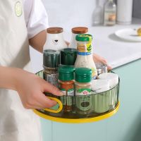 hotx【DT】 shelf countertop rotating special multi-functional soy sauce bottle organizer a variety of magic tools
