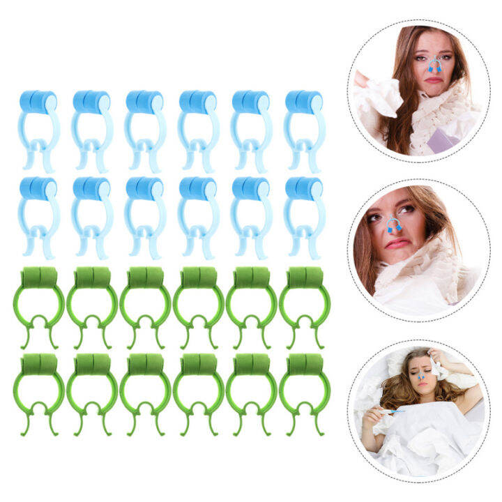 OULII 24 Pcs Nose Correction Clip Bleed Plugs Stop Nosebleeds Nasal