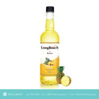 HILLKOFF : น้ำเชื่อมแต่งกลิ่น LongBeach Syrup ลองบีช ไซรัป กลิ่น Pineapple ขนาด 740 ml.