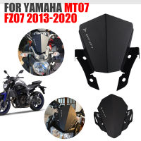 For YAMAHA MT07 FZ07 MT-07 FZ-07 2013 - 2020 Motorcycle Accessories Windshield Wind Guard Deflector Windscreen Fairing Cover Cap