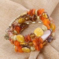 【hot】❡✌﹍  ZOSHI Fashion Multilayer for Stone Beads   Bangles Pulseras Mujer Jewelry