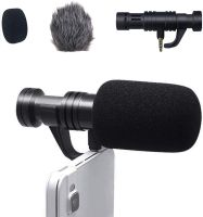 Mcoplus VM-P01 3.5mm Jack Wireless Microphone Stereo Mic for Smartphone YouTube Tik Tok Vlog Portable Audio Video Recording