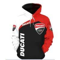 [Qinqin clothing]2022 Novos Homens 3d Impressão Digital Ducati Logotipo Da Motocicleta Hoodie Moda Harajuku Moletom Marca Masculina De Alta Quali