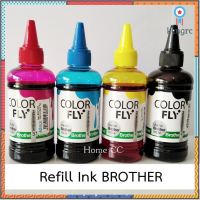 หมึกปริ้น brother (inkjet printer)100ml. Color Fly Refill BK/Y/C/M สินค้ามีจำนวนจำกัด