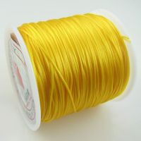【YD】 200M/2 Rolls Gold strong   stretchy Elastic String Wire cord 1mm- DIy Jewelry Beading Cords 1mm
