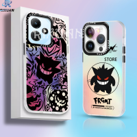 Rixuan เคส Infinix 30i ร้อน12 Play Hot 10 Play Hot 10 Play Hot 10 Lite Smart 7 Smart 6 Smart 5 Hot 20S สุดๆการ์ตูน Thunderbolt Gengar เคสแข็งมอนสเตอร์