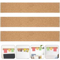【CC】❄♠卍  3 Pcs Adhesive Board Stripss Wall Office Bulletin Message Frameless Batten Announcement Memo Supplies