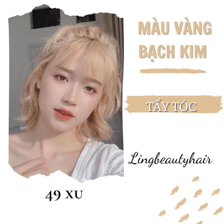 Thuốc nhuộm tóc Vàng Bạch Kim: Thuốc nhuộm tóc Vàng bạch kim chính là giải pháp tuyệt vời cho những ai muốn tạo một mái tóc siêu đẹp. Sản phẩm của chúng tôi không chỉ đem lại sự lấp lánh cho tóc mà còn bảo vệ cho mái tóc tránh khỏi những tác hại từ môi trường. Hãy xem hình ảnh để trải nghiệm những điều tuyệt vời mà nó mang lại.