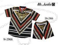 ?ส่งฟรี?เสื้อ,กางเกง (สั่งซื้อแยก) งานต่อลาย Mr-Junko ผ้าซาตินนิ่ม ใส่สบายไม่ร้อน SN-2966