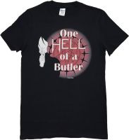 NaniWear Black Anime Geek T-Shirt One Hell of a Butler