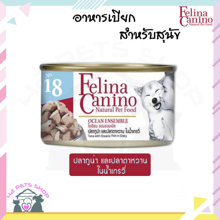 42pets-felina-canino-dog-food-อาหารสุนัขเปียก-บรรจุกระป๋อง-ปริมาณ-80g