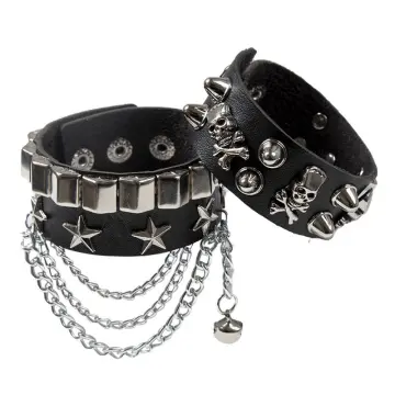 Spike Bracelet, Silver Spike Bracelet, Punk Spike Bracelet, Punk Rock  Bracelet, Gothic Bracelet, Gothic Jewelry, Stud Punk Rock Bracelet 
