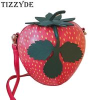 2018 Fashion small shoulder bag Summer Panelled Strawberry bag Korean crossbody bag for women bolsa feminina Messenger bag DXK80