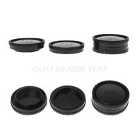 Rear Lens Body Cap Camera Cover Anti-dust 60mm E-Mount Protection Plastic Black for Sony A9 NEX7 NEX5 A7 A7II Drop Shipping Lens Caps