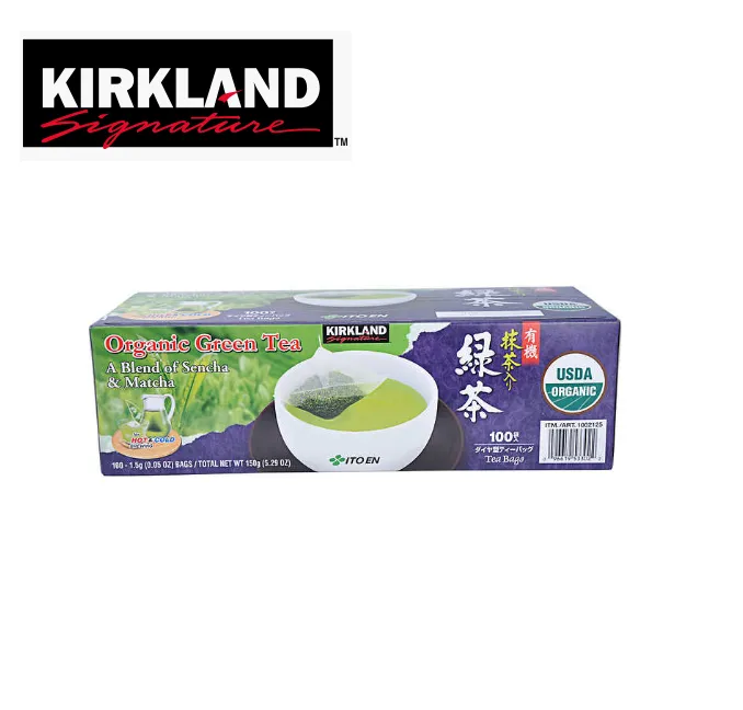 Kirkland Signature Organic Green Tea 1.5g x 100count Lazada PH