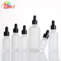 【YF】☸  Metal Cap Dropper Pipette Fosted Glass Bottle Refill Massage Oils Serum Perfume Aromatherapy Skincare