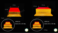 แท่นวางเครื่องนมัสการ ใช้สำหรับใส่เครื่องนมัสการ หรือเครื่องบูชาต่างๆ