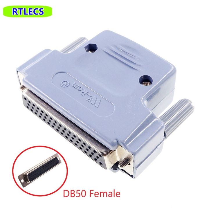 2-20-pcs-d-sub-connector-50-position-3-rows-receptacle-socket-female-male-plug-wire-solder-type-industrial-level-plastic-shell-watering-systems-gard
