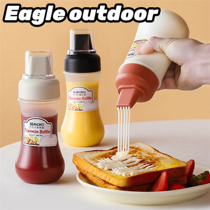 Kitchen Sauce Bottle Squeeze Bottle Honey Sauce Bottle Perforated